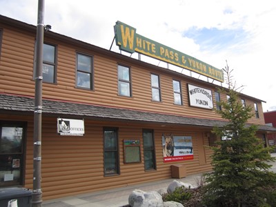 white pass train depot